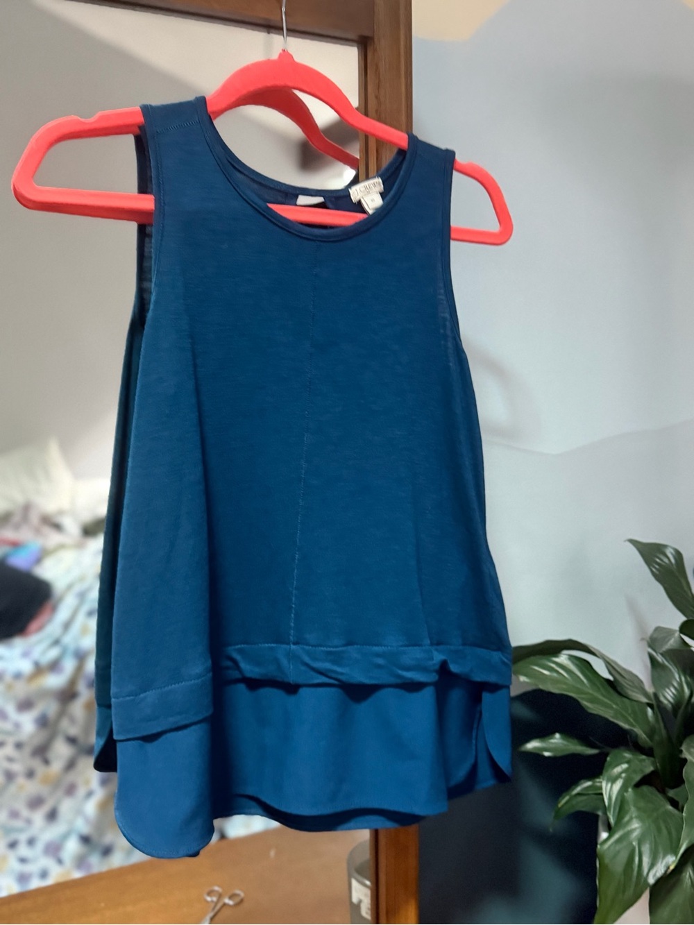 J. Crew dark teal Sleeveless Top / tank